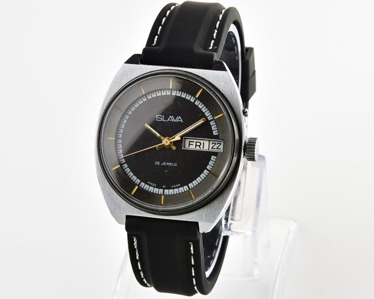 Slava soviet mechanical vintage watch