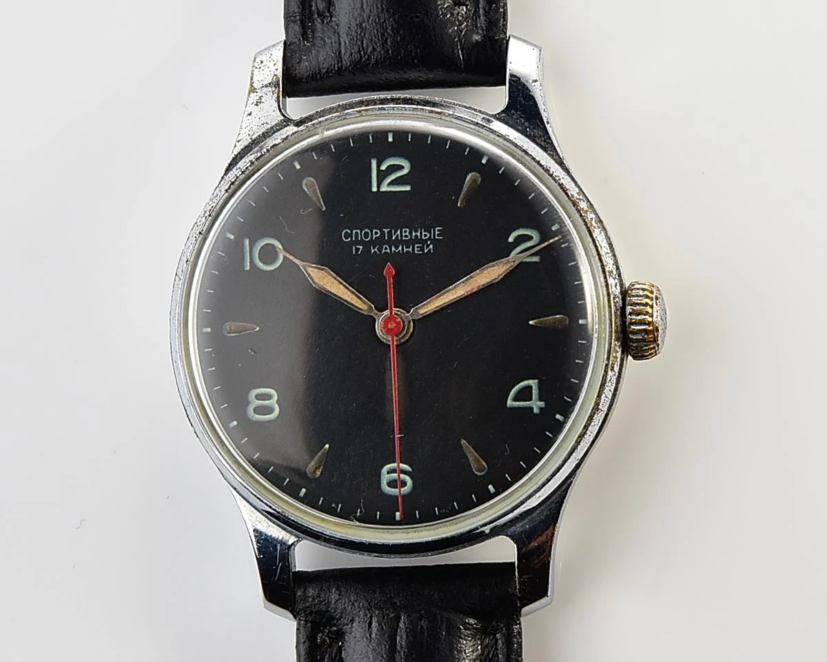 Vintage Soviet Sportivnie mechanical watch, 4th quarter of 1956!