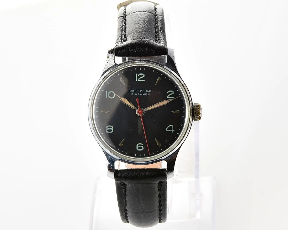 Vintage Soviet Sportivnie mechanical watch, 4th quarter of 1956!