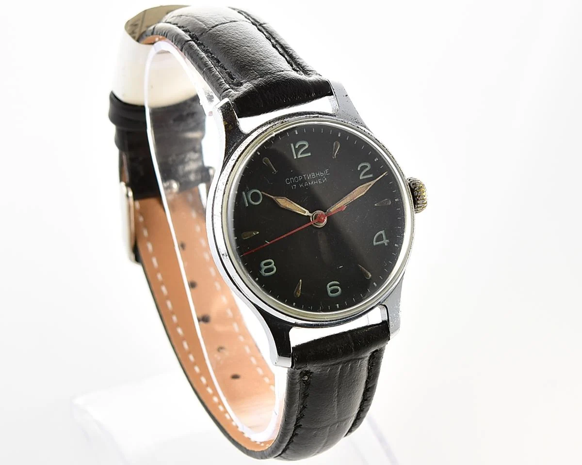 Vintage Soviet Sportivnie mechanical watch, 4th quarter of 1956!