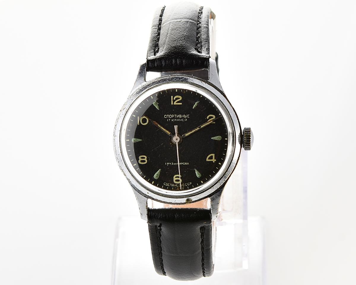 Vintage soviet SPORTIVNIE mechanical watch, 1st quarter of 1957!