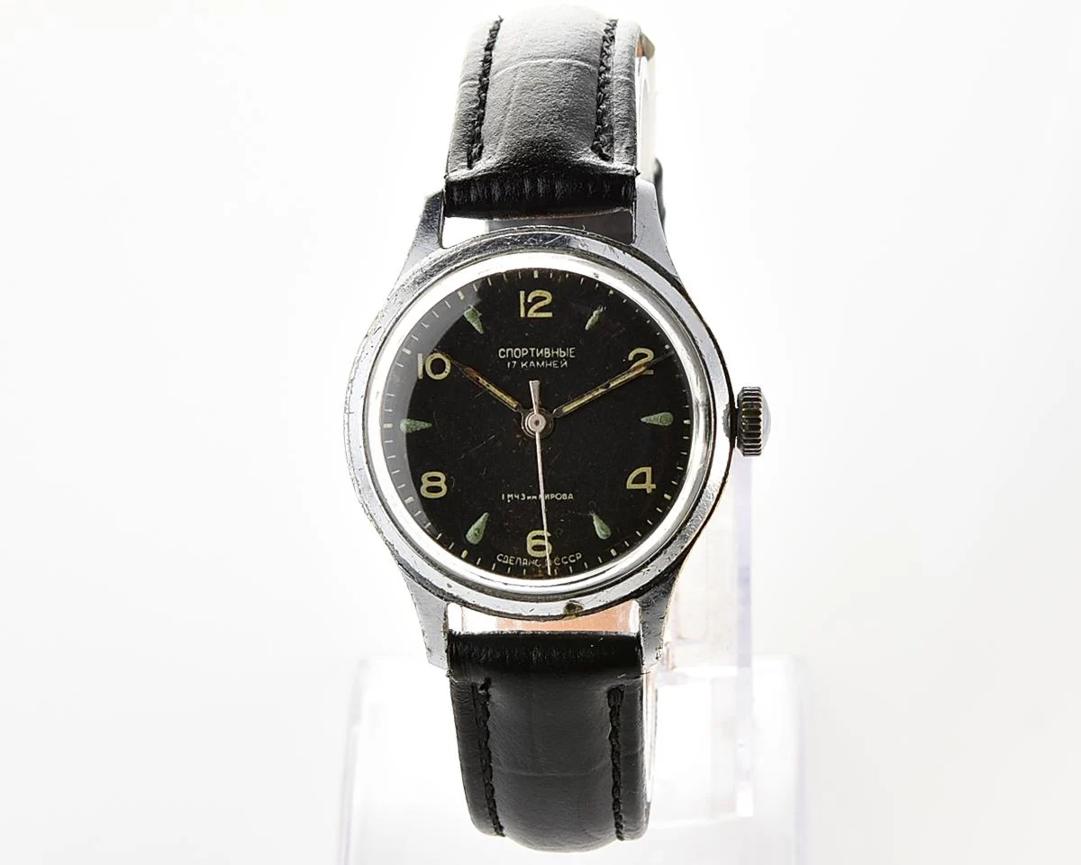 Vintage Soviet Sportivnie mechanical watch, 1st quarter of 1957!