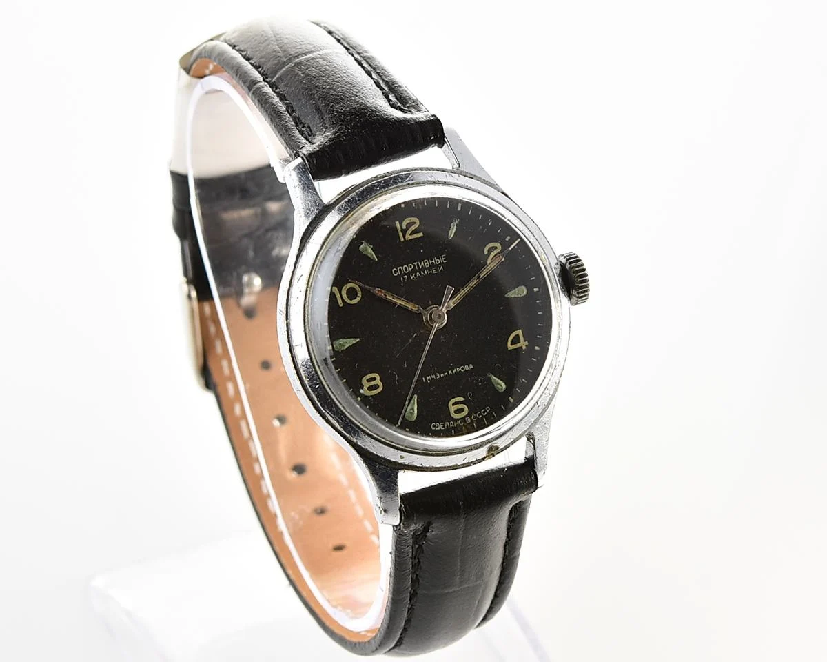 Vintage Soviet Sportivnie mechanical watch, 1st quarter of 1957!