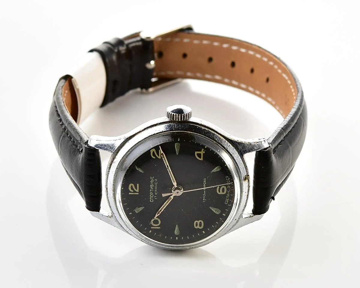 Vintage Soviet Sportivnie mechanical watch, 1st quarter of 1957!
