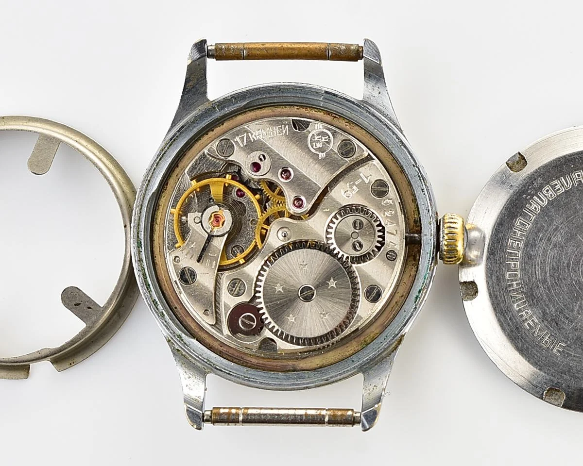 Rare! Sputnik vintage Soviet mechanical watch, from the 1st quarter of 1959!
