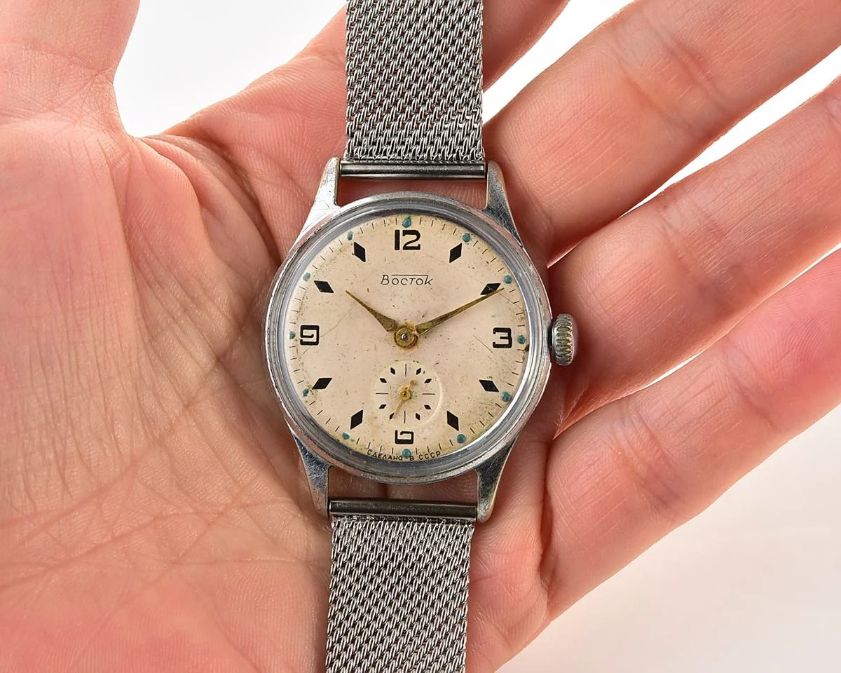 Vintage Soviet Vostok mechanical watch