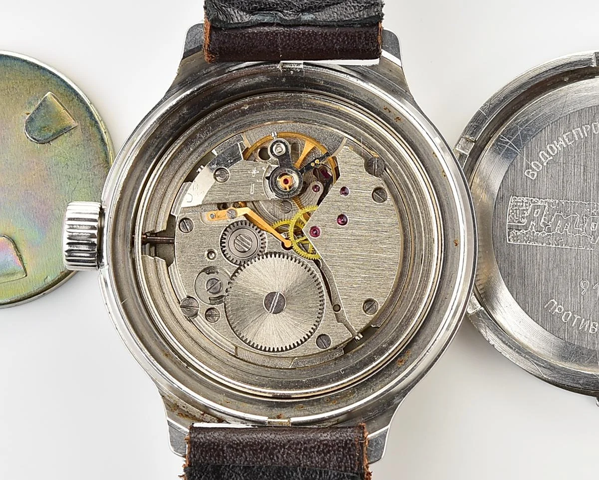 Soviet Vostok Amphibia mechanical wristwatch