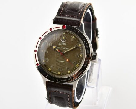 Soviet Vostok Amphibia mechanical wristwatch