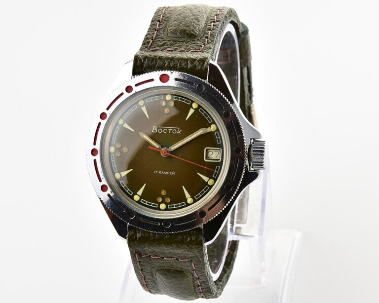 Soviet Vostok mechanical wrist watch