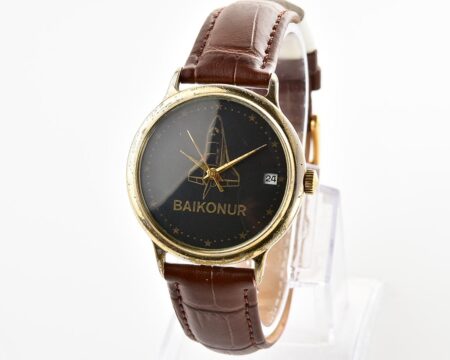 Soviet POLJOT mechanical wrist watch - BAIKONUR space port!