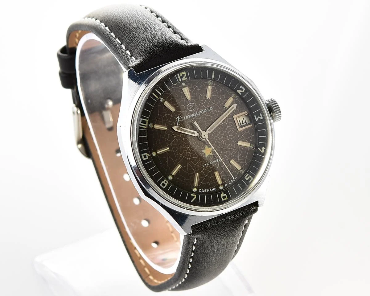 Soviet Vostok Komandirskie mechanical watch - Zakaz MO CCCP!