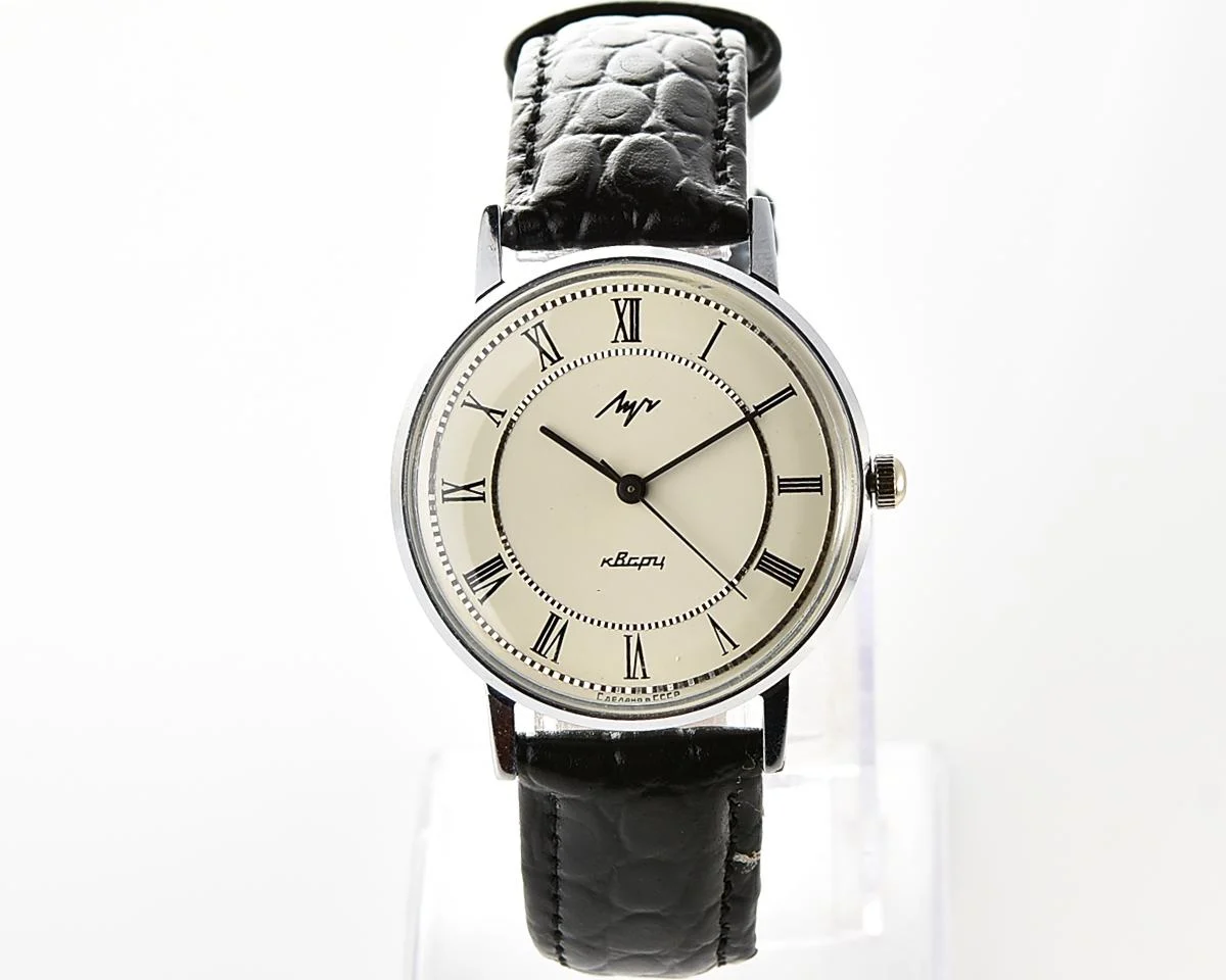Soviet Luch watch with quartz movement