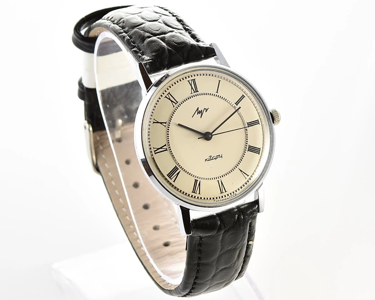 Soviet Luch watch with quartz movement