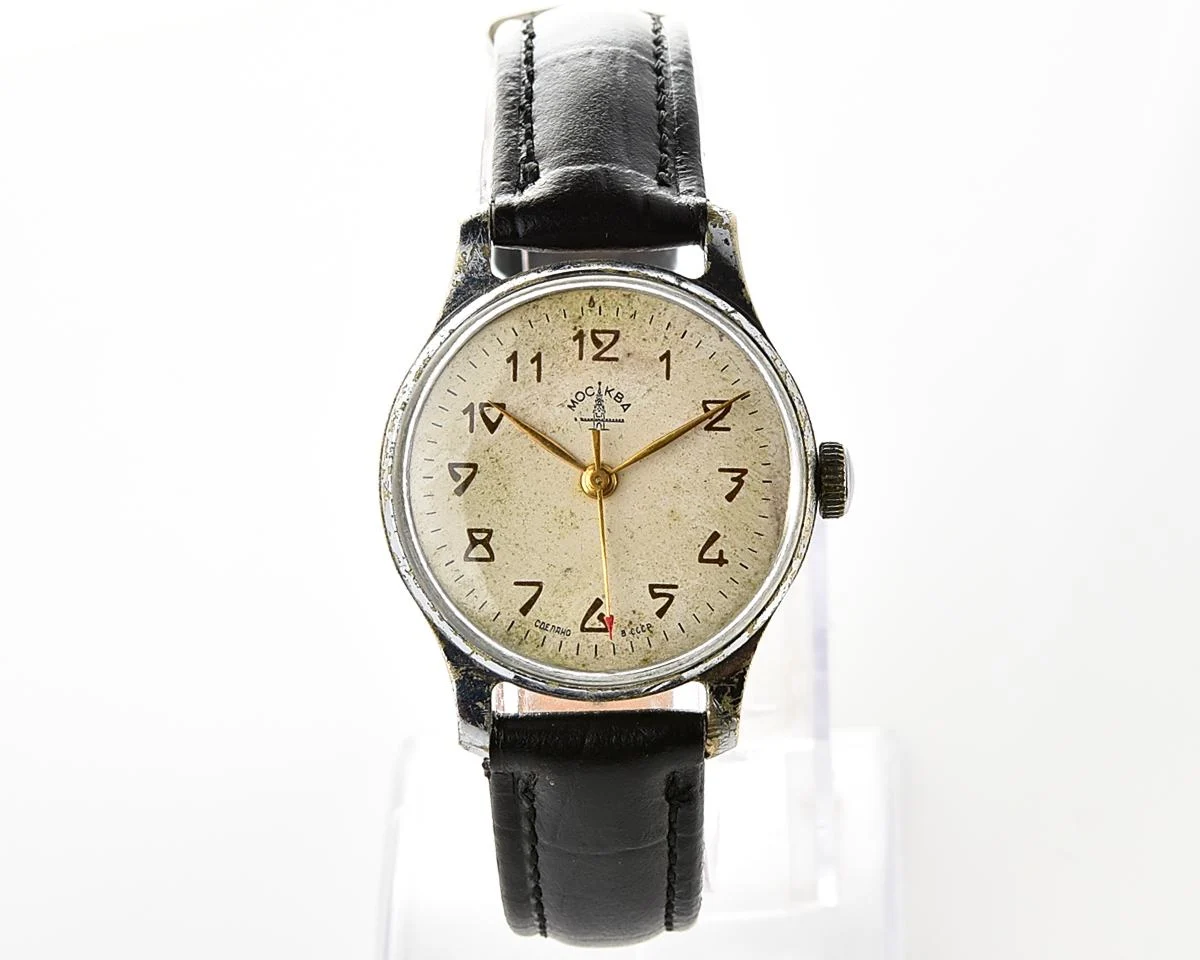 Moskva Soviet vintage mechanical watch