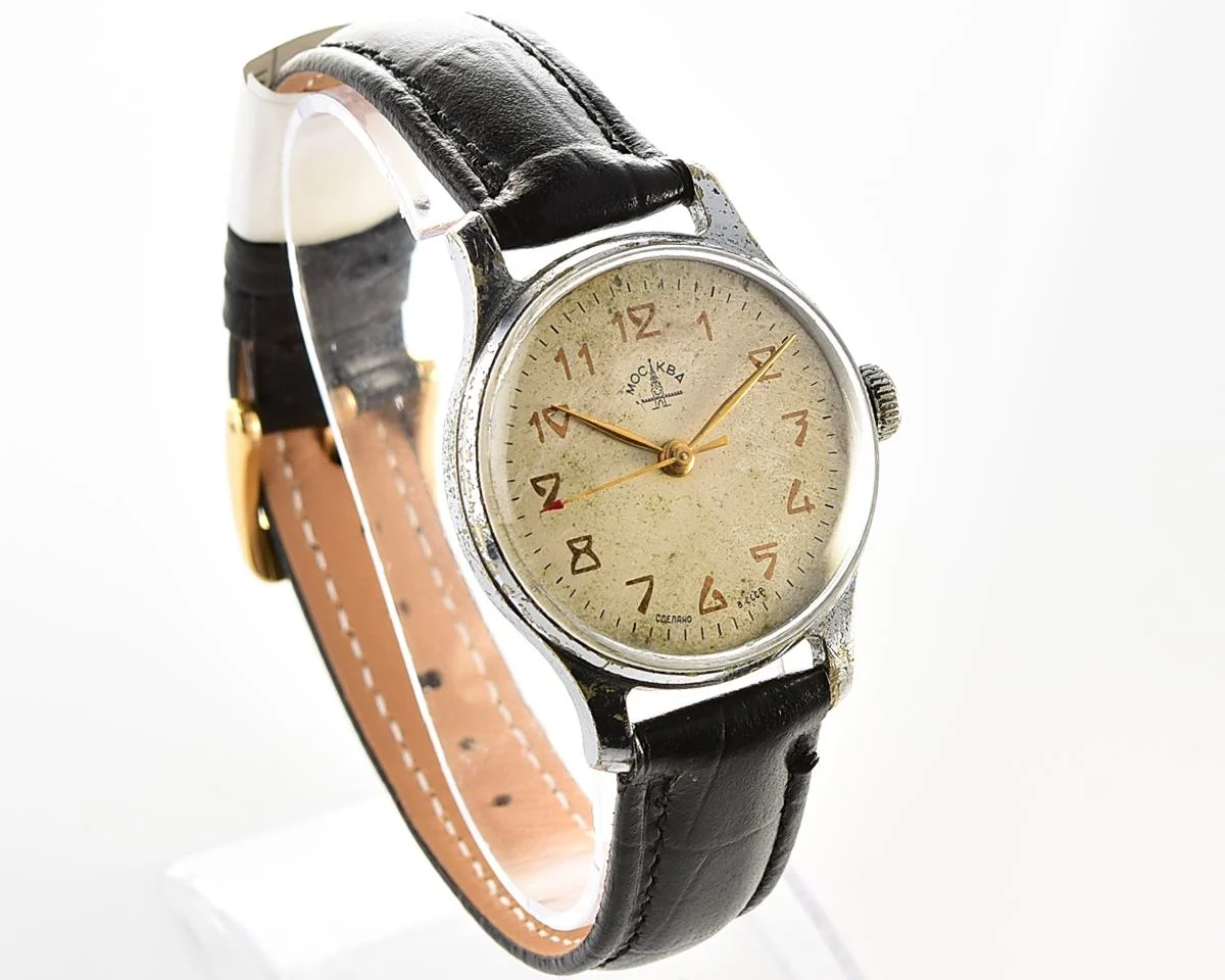 Moskva Soviet vintage mechanical watch