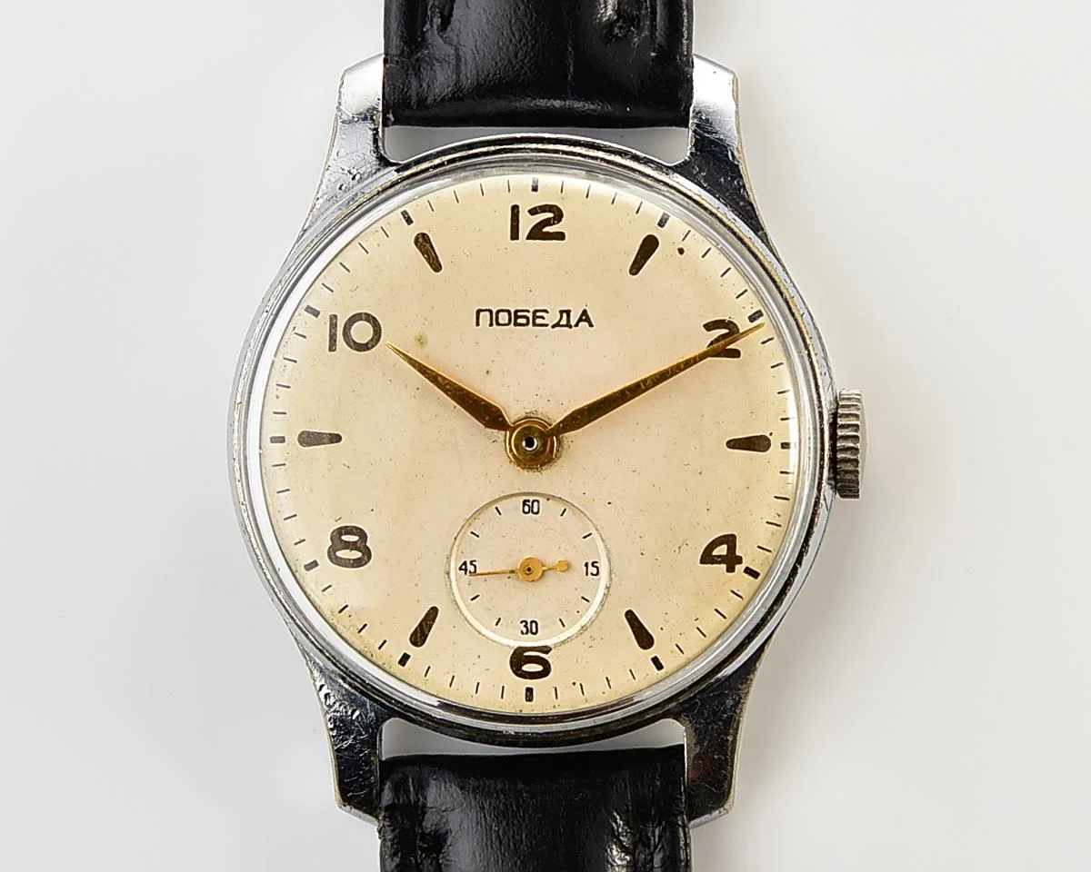 Vintage Soviet mechanical Pobeda wristwatch, PChZ, the 1st quarter of 1957!
