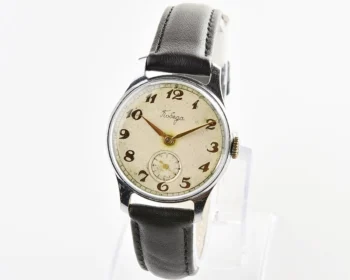 Vintage Soviet mechanical Pobeda wristwatch, PChZ, the 4th quarter of 1957