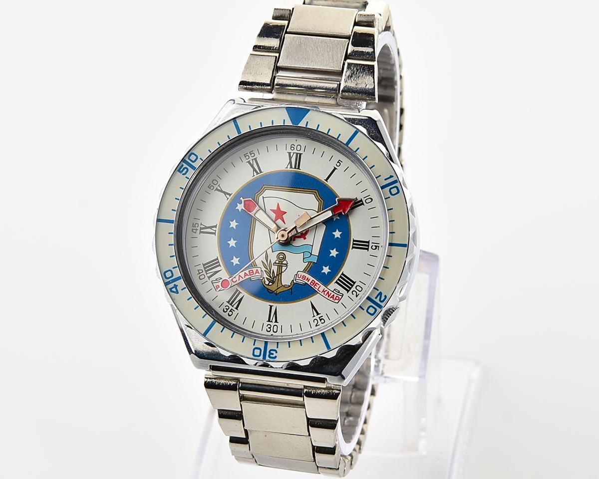 TIME CAPSULE: Soviet SLAVA quartz wristwatch, Malta summit edition: New Old Stock!