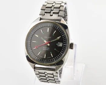 Poljot "55G"(Aeroflot) automatic mechanical watch, stainless steel body