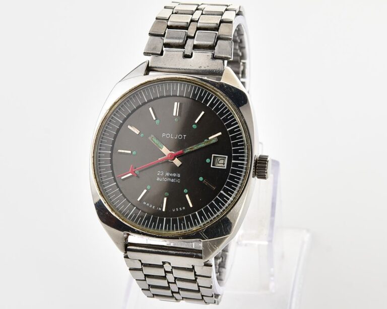 POLJOT "55G"(Aeroflot) automatic mechanical watch, stainless steel body
