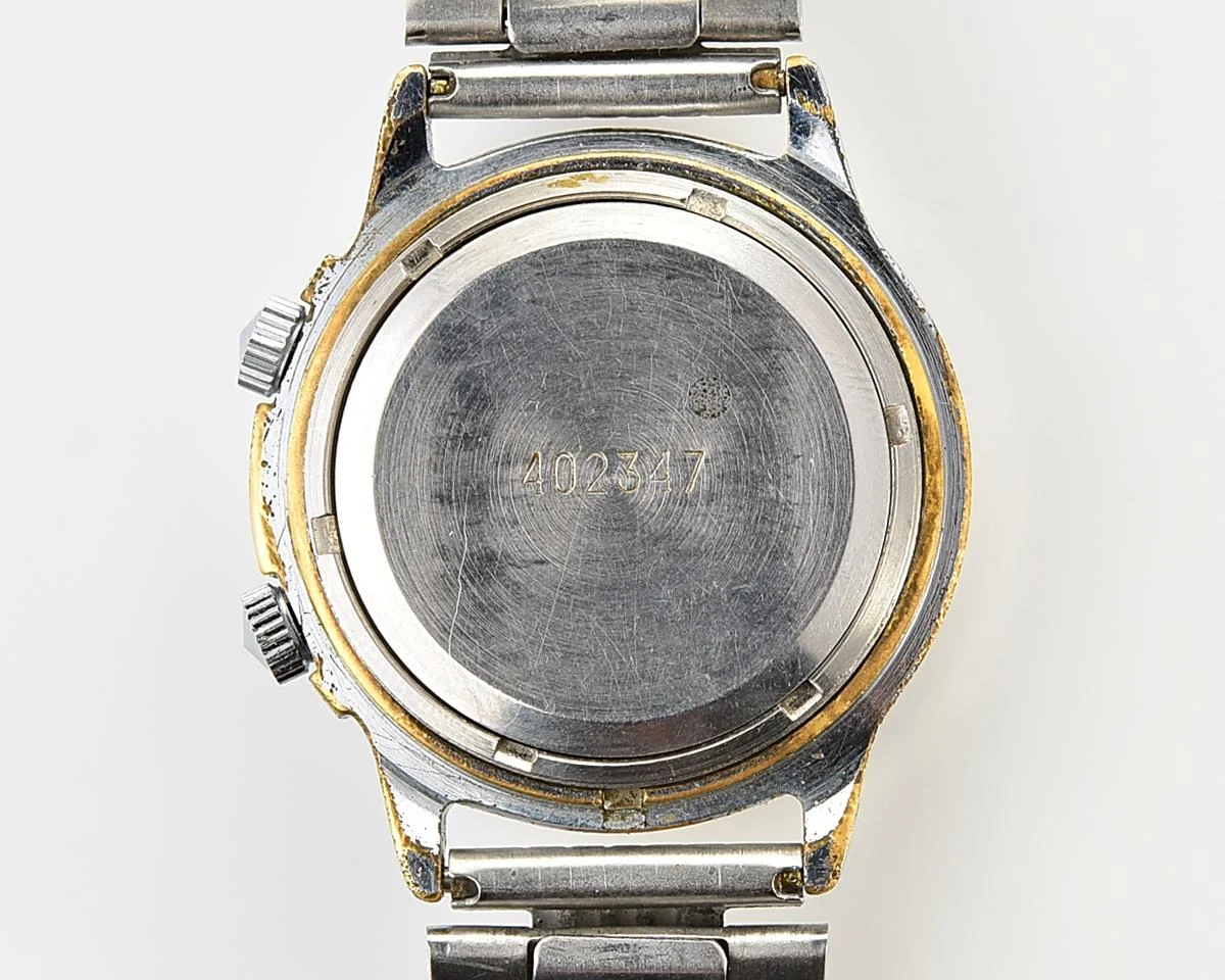 Soviet Poljot-cricket mechanical watch with alarm clock function
