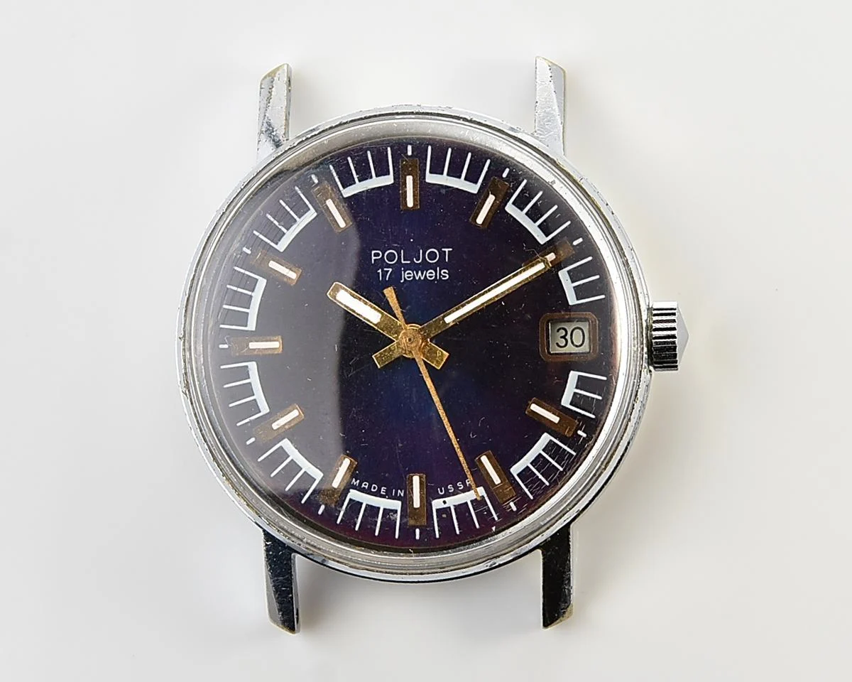 Soviet vintage Poljot mechanical wristwatch