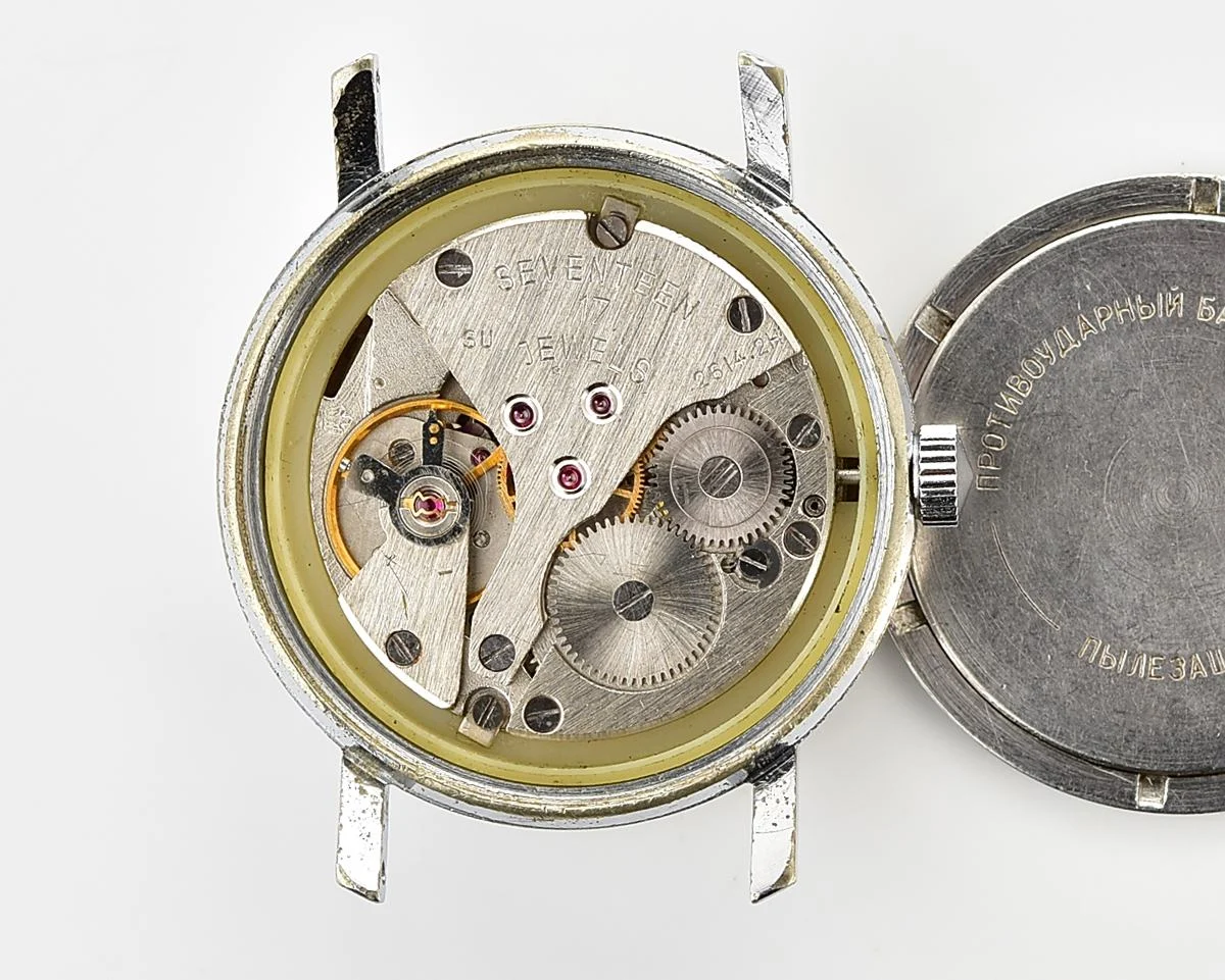 Soviet vintage Poljot mechanical wristwatch