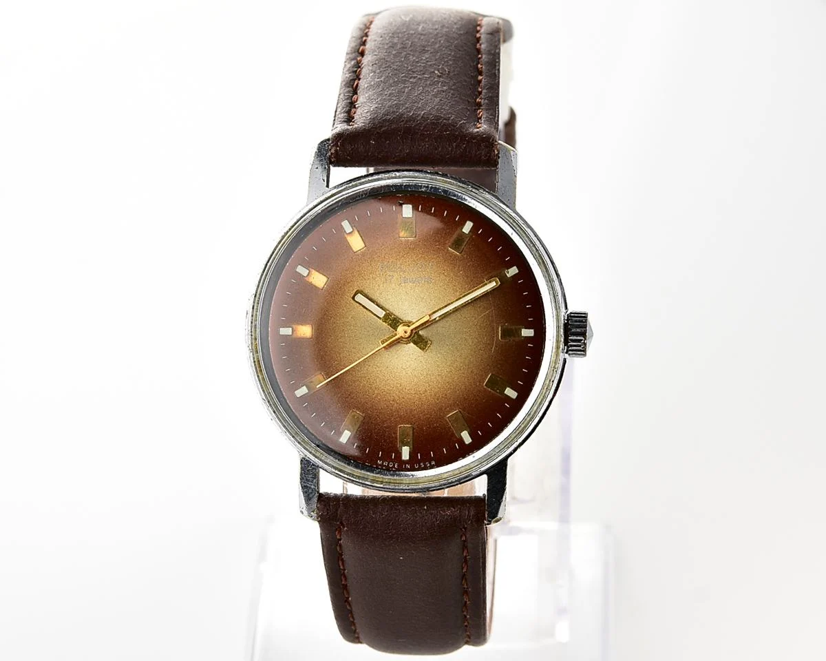Vintage Soviet Poljot mechanical wristwatch