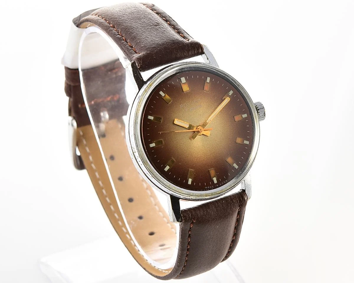 Vintage Soviet Poljot mechanical wristwatch