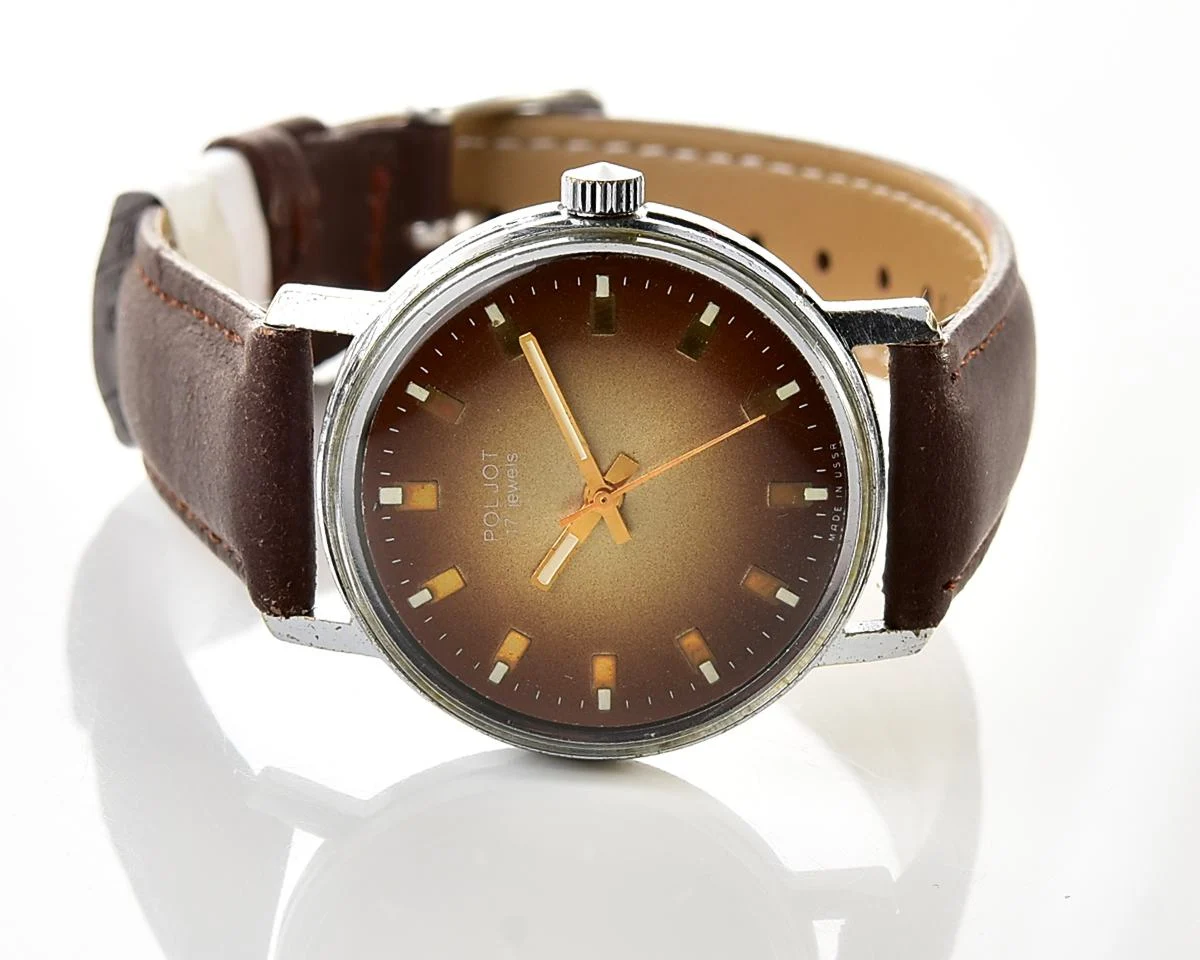 Vintage Soviet Poljot mechanical wristwatch