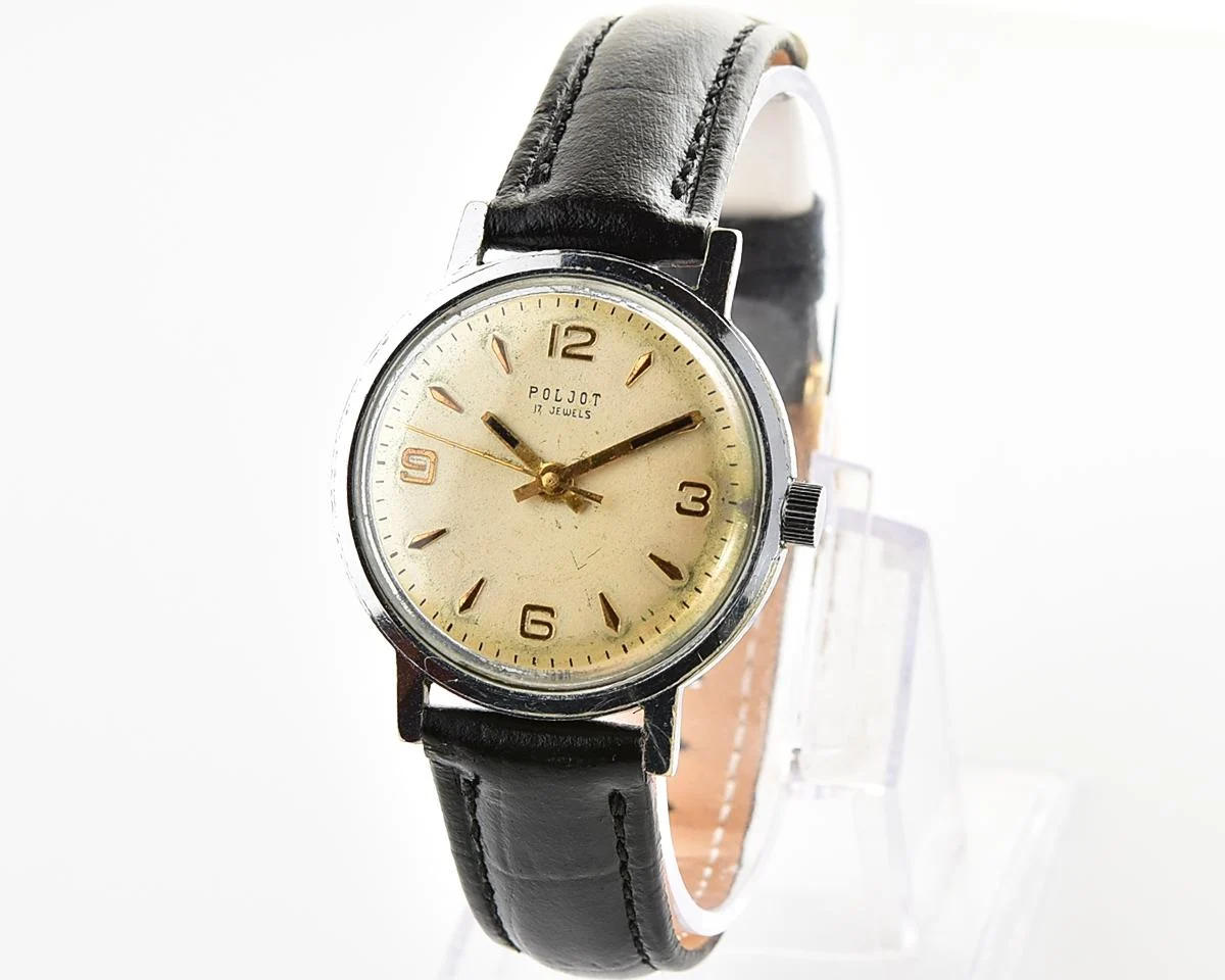 Soviet vintage Poljot mechanical wristwatch