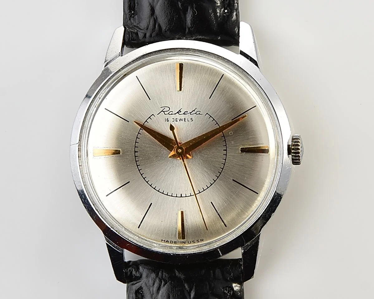 Soviet Raketa Baltica vintage mechanical watch