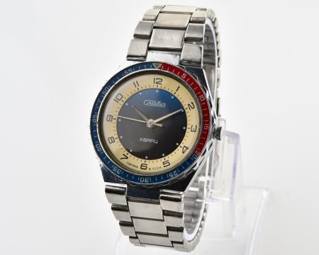 Automatic soviet SLAVA PEPSI with quartz movement
