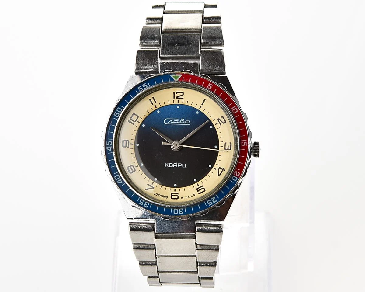 Soviet Slava Pepsi with quartz movement