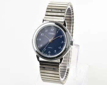 Excellent slim Soviet Slava with quartz movement