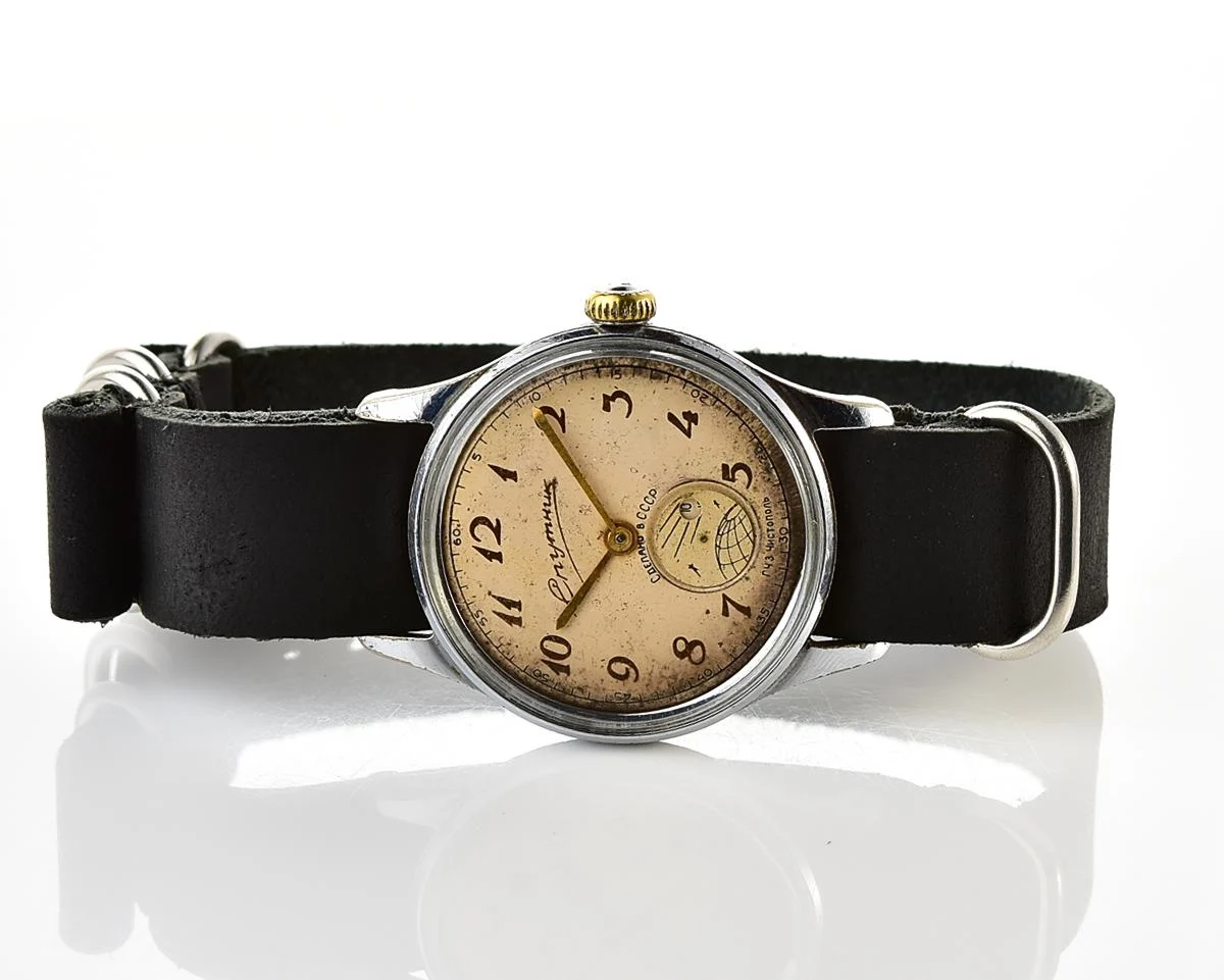 Rare! Sputnik vintage Soviet mechanical watch, from the 1st quarter of 1959!
