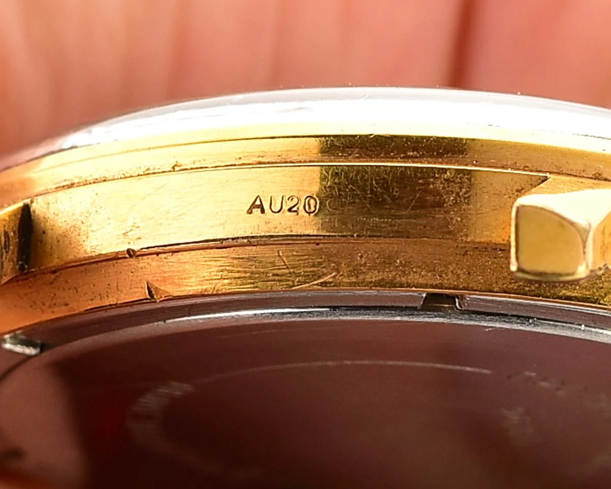 Excellent vintage Soviet Wostok (Vostok) mechanical gold-plated wristwatch