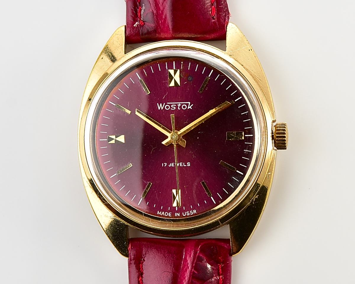 Soviet Wostok (Vostok) mechanical gold-plated watch