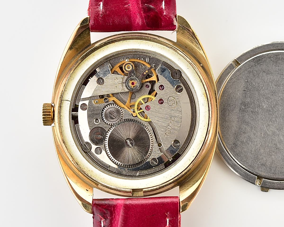 Soviet Wostok (Vostok) mechanical gold-plated watch