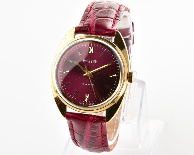 Soviet Wostok (Vostok) mechanical gold-plated watch