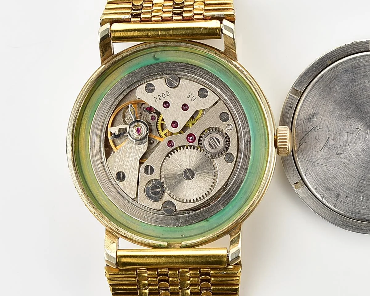 Wostok (Vostok) mechanical gold-plated wristwatch