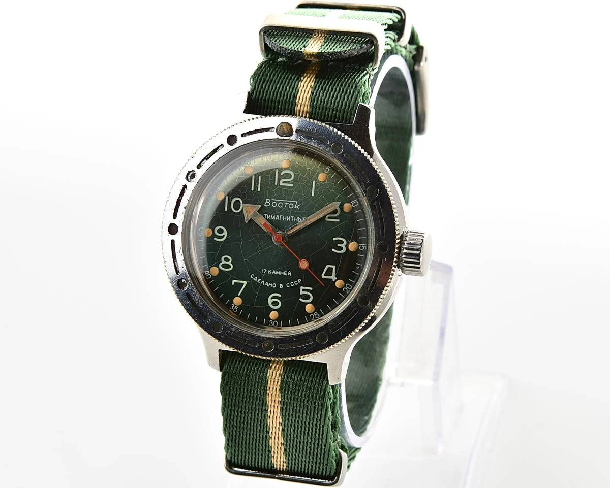 Vostok Amphibia Soviet mechanical wristwatch