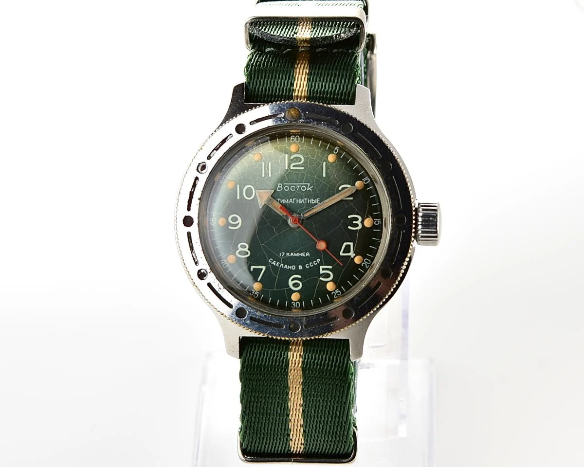Vostok Amphibia Soviet mechanical wristwatch