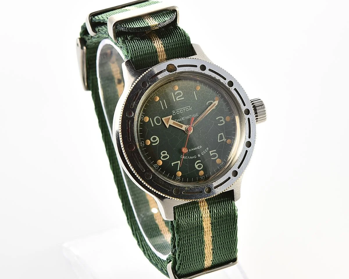 Vostok Amphibia Soviet mechanical wristwatch