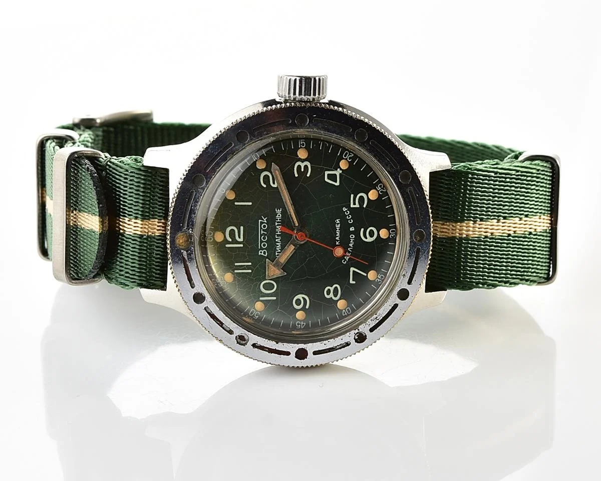 Vostok Amphibia Soviet mechanical wristwatch