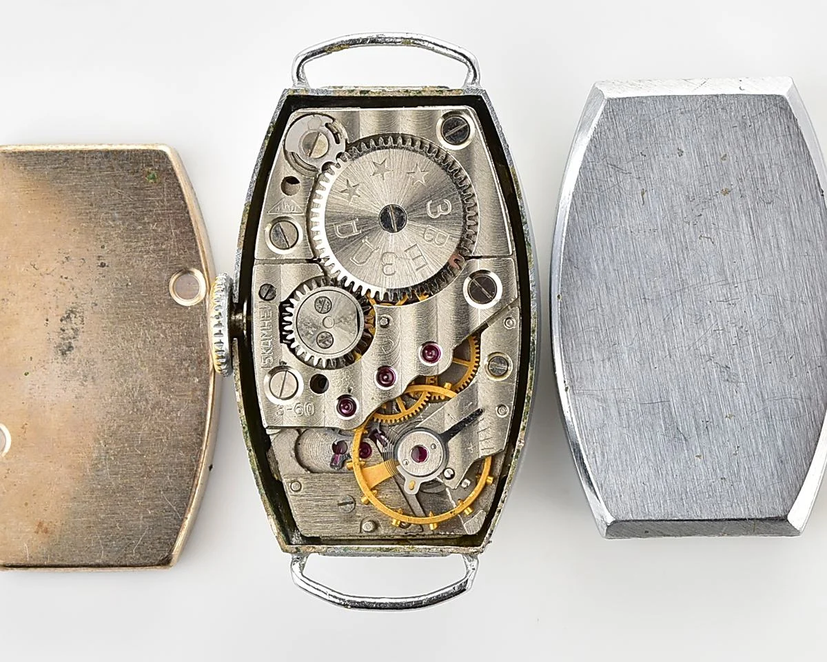 Vintage Soviet Zvezda wrist watch, from the 3rd quarter of 1960