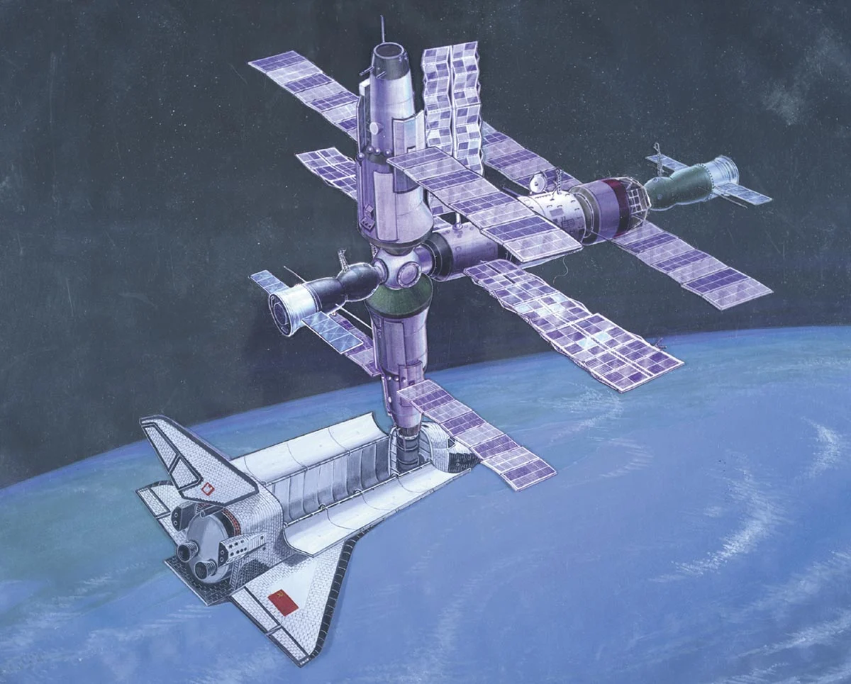 _Buran__docked_to__Mir__space_station