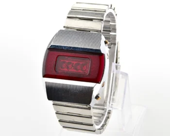 First Red LED Digital Vintage USSR Wrist Watch Electronika E-1 Pulsar!