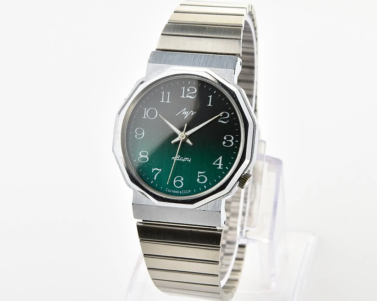 Soviet Luch watch with quartz movement