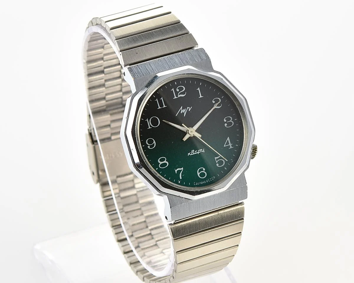 Soviet Luch watch with quartz movement
